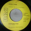7inch Vinyl Single - Perry Como - Sunshine Wine / Seattle