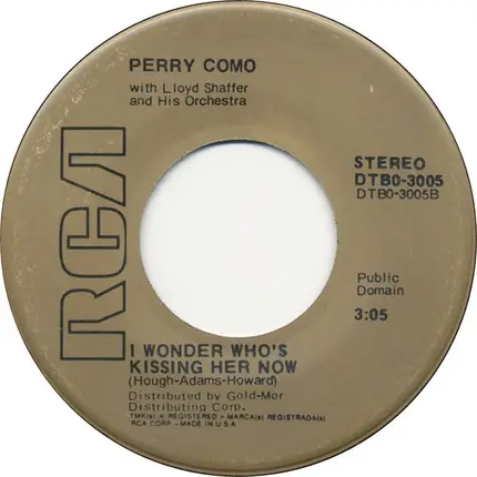 Perry Como - Sleepy Time Gal