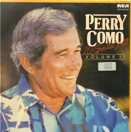 Perry Como - 20 Greatest Hits Volume II