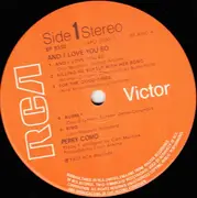 LP - Perry Como - And I Love You So