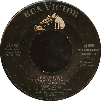 Perry Como - Kewpie Doll / Dance Only With Me