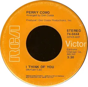 Perry Como - I Think of You