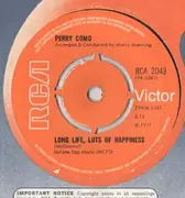 7'' - Perry Como - It's Impossible / Long Life, Lots Of Happiness