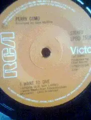 Perry Como - I Want To Give (Ahora Que Soy Libre)