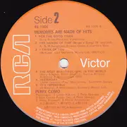 LP - Perry Como - Memories Are Made Of Hits
