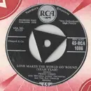 7'' - Perry Como With Mitchell Ayres And His Orchestra And The Ray Charles Singers - Love Makes The World Go 'Round (Yeah Yeah) / Mandolins In The Moonlight