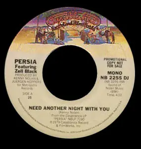 Persia Featuring Zell Black - Need Another Night With You