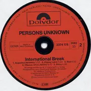 LP - Persons Unknown - International Break