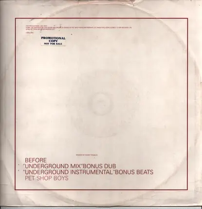 Pet Shop Boys - Before