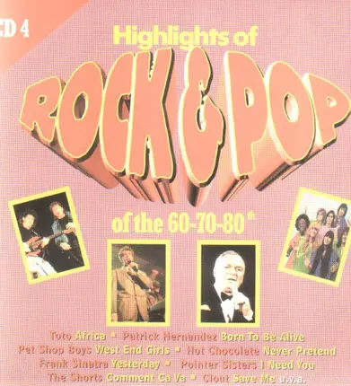 Pet Shop Boys / Toto - Highlights Of Rock & Pop Vol. 4