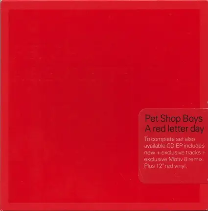 Pet Shop Boys - A Red Letter Day