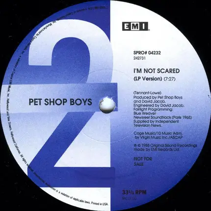 Pet Shop Boys - Club Mixes From The Pet Shop Boys Introspective Album