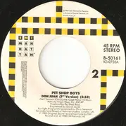 7inch Vinyl Single - Pet Shop Boys - Domino Dancing - Die-Cut Sleeve