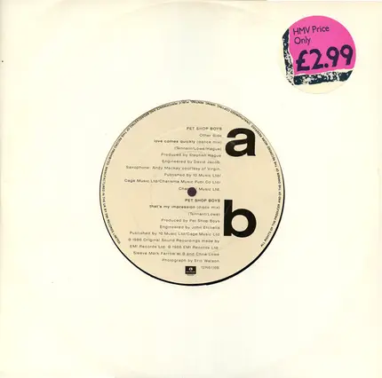 Pet Shop Boys - Love Comes Quickly