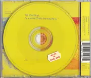 CD Single - Pet Shop Boys - Se A Vida É (That's The Way Life Is) - CD1