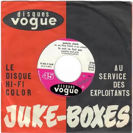 Petula Clark Acc. Par Tony Hatch Orchestra - Le Train Des Neiges