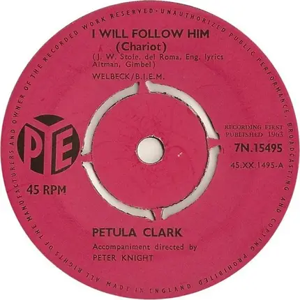 Petula Clark - I Will Follow Him