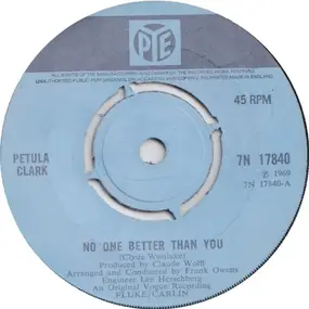 Petula Clark - No One Better Than You