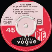 7inch Vinyl Single - Petula Clark & Peter Knight Orchestra - Chante En Français Romeo