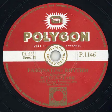 Petula Clark With The Laurie Johnson Orchestra - Majorca / Fascinating Rhythm