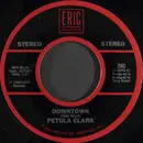 7inch Vinyl Single - Petula Clark - Downtown / Kiss Me Goodbye - Pitman Pressing
