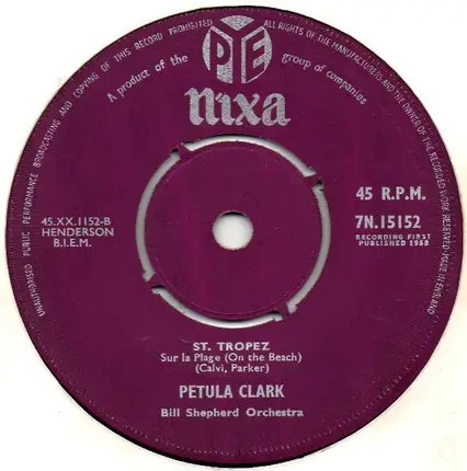 Petula Clark - Devotion / St. Tropez