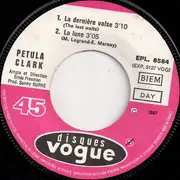 7inch Vinyl Single - Petula Clark - La Dernière Valse