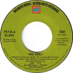 Petula Clark - You And I