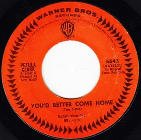 Petula Clark - You'd Better Come Home / Heart