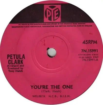 Petula Clark - You're The One