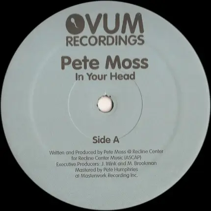 Pete Moss - IN YOUR HEAD