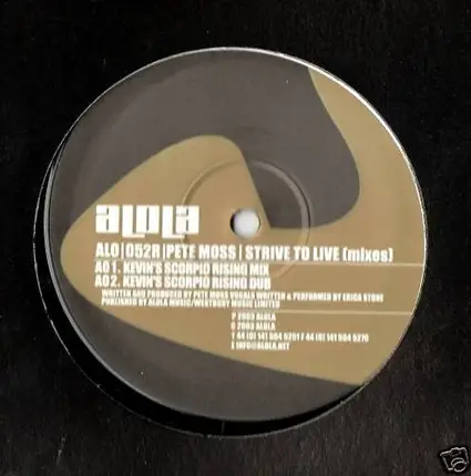Pete Moss - Strive To Live (Mixes)