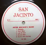 LP - Pete Bocage - Peter Bocage at San Jacinto Hall - Mono