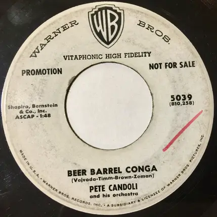 Pete Candoli And His Orchestra - Beer Barrel Conga