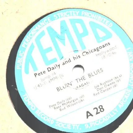 Pete Daily's Chicagoans - Bluin' The Blues / 5:30 A.M. Blues