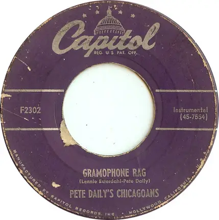 Pete Daily's Chicagoans - Asleep In The Deep / Gramophone Rag