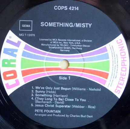 Pete Fountain - Something Misty