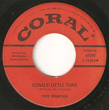 Pete Fountain - The Grasshopper (Sauterelle) / Lonely Little Tune