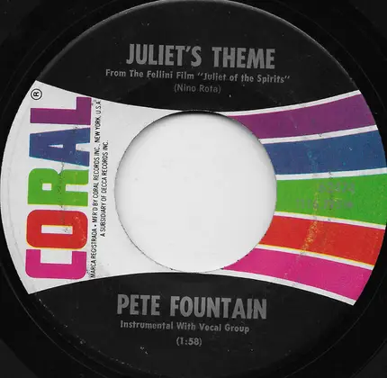 Pete Fountain - Walking The Floor Over You / Juliet's Theme