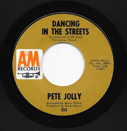 Pete Jolly - Love So Fine / Dancing In The Streets