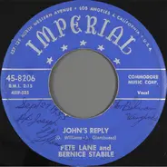 Pete Lane And Bernice Stabile - John's Reply / One-Two-Three-Skid-Doo