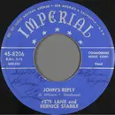 7inch Vinyl Single - Pete Lane And Bernice Stabile - John's Reply / One-Two-Three-Skid-Doo
