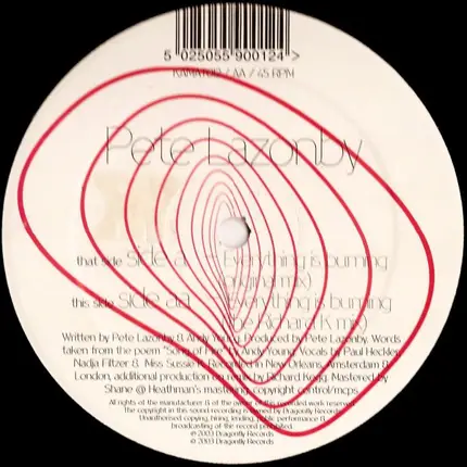 Pete Lazonby - Everything Is Burning