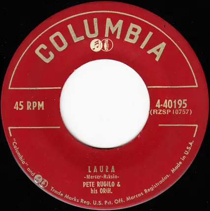Pete Rugolo Orchestra - Laura / Early Stan