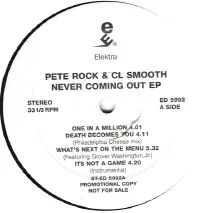 Pete Rock & C.L. Smooth - Never Coming Out EP