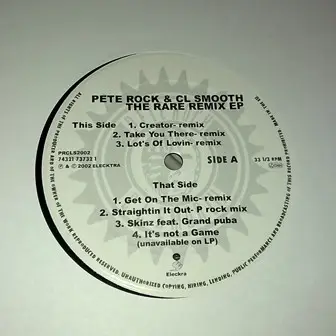 Pete Rock & C.L. Smooth - The Rare Remix Ep