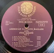LP - Pete Seeger - American Favorite Ballads, Vol. 4