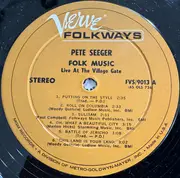 LP - Pete Seeger - Folk Music! Live At The Village Gate