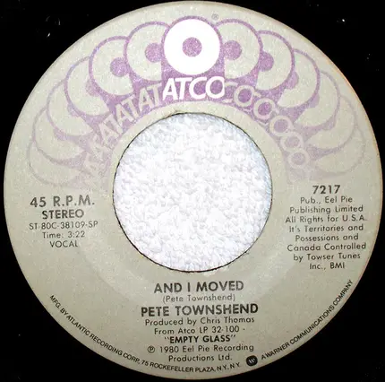 Pete Townshend - Let My Love Open The Door