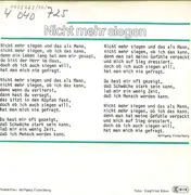 7inch Vinyl Single - Pete Wyoming Bender - Nicht Mehr Siegen